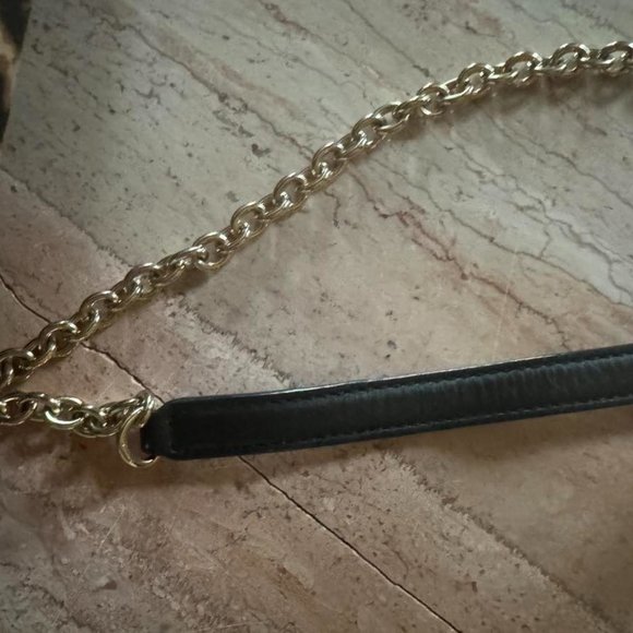 DVF Genuine Cowhide  Leather Mini Lip Bag Animal Removable Chain Shoulderstrap - Picture 7 of 16